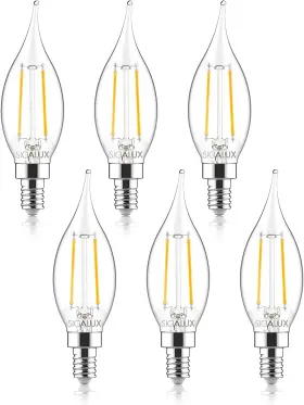 840696186301 SIGALUX Candelabra Led Light Bulbs Dimmable