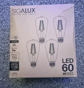 LED-6FST21D-S6PC SIGALUX Edison Filament Dimmable