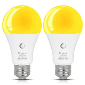 810055431366 SIMBA LIGHTING Pack Led Bug Repelling Amber Bulb