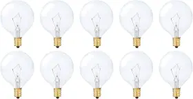 856592008708 SIMBA LIGHTING Globe Round Bulb Candelabra Base