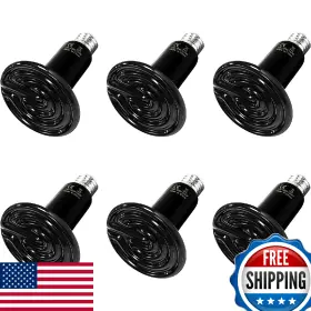 B0C5HDB2TZ SIMPLE DELUXE Reptile Heat Lamp Bulb Ceramic Light
