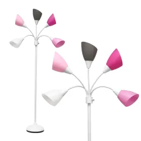 B0BKTDRRR9 SIMPLE DESIGNS Floor Lamp Pink