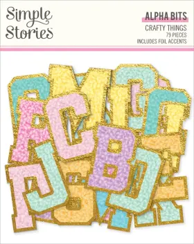 5A0022K5-1G5G9 SIMPLE STORIES Crafty Bits Alpha
