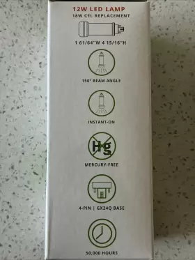 810136027419 SIMPLY CONSERVE Vertical Pl Led Light Bulb Cfl #3