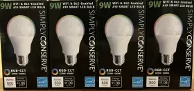 Conserve SIMPLY CONSERVE Wifi Enabled Smart Light Bulb