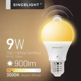 973014933555 SINCELIGHT Motion Sensor Led Light Bulb #2