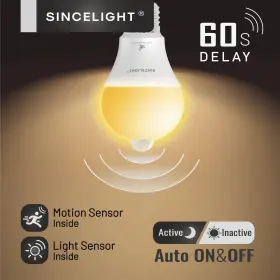 973014933555 SINCELIGHT Motion Sensor Led Light Bulb #3