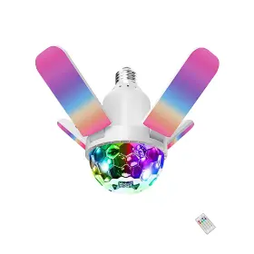 SIO003 SIOLAXEN Disco Ball Light Bulb Bluetooth Speaker Rgbw