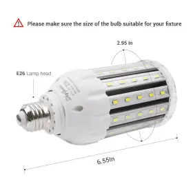 SKGLED-25 SKYGENIUS Led Corn Light Bulb Area #2