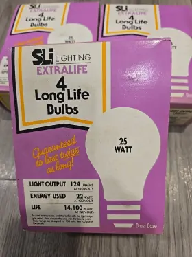 60006 SLI Nos Light Bulbs Blubs Volts #2