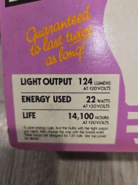 60006 SLI Nos Light Bulbs Blubs Volts #3