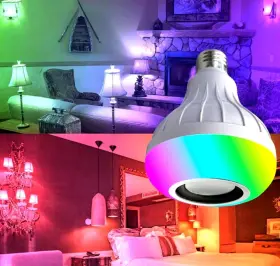 FT2346 SMART BULB Lampara Altavoz Bluetooth Led Luz Techo #2