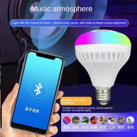 FT2346 SMART BULB Lampara Altavoz Bluetooth Led Luz Techo #3