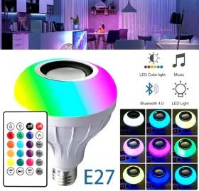 FT2346 SMART BULB Lampara Altavoz Bluetooth Led Luz Techo