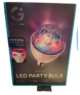 030698064367 SMART GEAR Disco Spinning Led Bulb