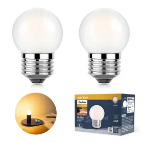 G40F-3W-E26-110V-WW-2PACK SPHOON Led Wattage Bulb Light Smal