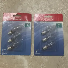 629312143269 SUNBEAM Night Light Bulbs Hrs Candelabra Base