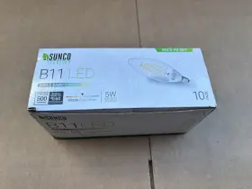 CD2D-5W-5K SUNCO Pack Led Light Bulb Dusk Dawn Sensor