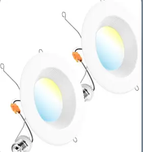DL-FL-REG6-WH-2760K-24PK SUNCO Pack Led Recessed Recess