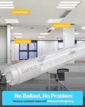 726630036560 SUNCO LIGHTING Pack Led Tubes Fluorescent #2