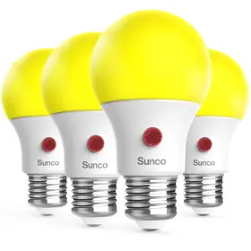 810000071197 SUNCO LIGHTING Pack Led Bug Light Bulbs Dusk