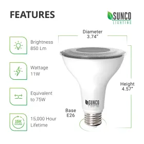 810000071937 SUNCO LIGHTING Pack Dusk Dawn Light Bulbs Flood #3