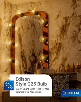 810047880356 SUNCO LIGHTING Pack Globe Light Bulbs Led Edison #2