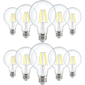 810047880356 SUNCO LIGHTING Pack Globe Light Bulbs Led Edison