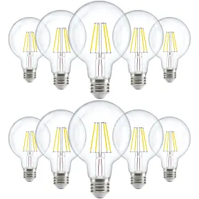 C-5W-5K-10PK SUNCO LIGHTING Pack Led Vanity Light Bulbs Globe