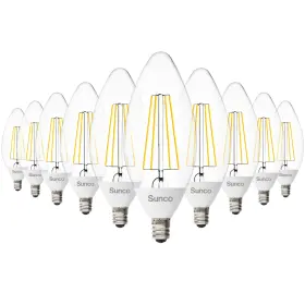 CD2D-5W-5K-10PK SUNCO LIGHTING Pack Led Light Bulb Dusk Dawn