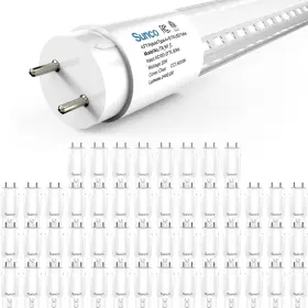 840360612426 SUNCO LIGHTING Pack Led Tubes Fluorescent Bypass