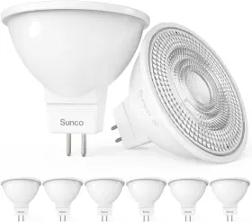 MR1653-5000K-6PK SUNCO LIGHTING Pack Led Light Bulb Pin Base