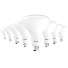 SCBR408PK27K SUNCO LIGHTING Pack Led Light Bulbs Flood Recess