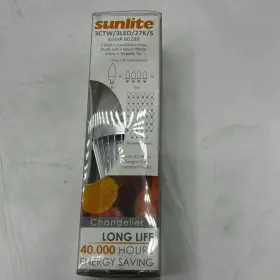 3CTW-3LED-27K-S SUNLITE Chandelier Light Lamp Bulb #3