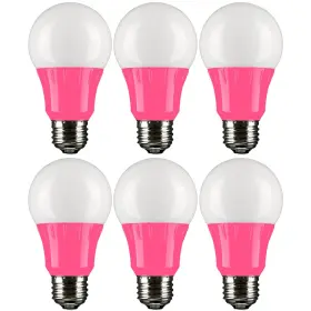 80168-SU SUNLITE Pack Led Light Bulbs Base Pink