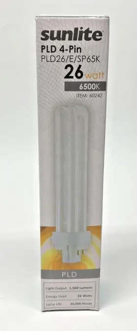 PLD26-E-SP65K SUNLITE Pld Double Twin Tube Lamp Bulb