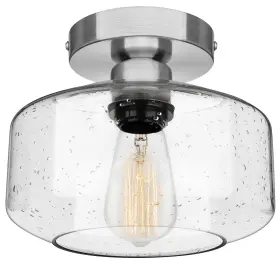 B09S6DLPKJ SUNRIDER Semi Flush Mount Ceiling Light Seeded