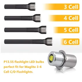 735864040281 SWESS Maglite Led Bulb Cell Flashlight #3