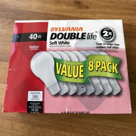 046135108747 SYLVANIA Double Pack Light Bulbs