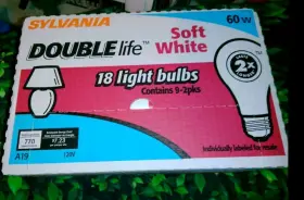 046135116650 SYLVANIA Double Light Bulbs Edison