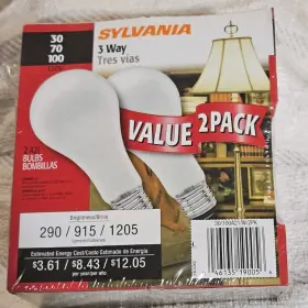 046135190056 SYLVANIA Watts Light Bulbs Pack