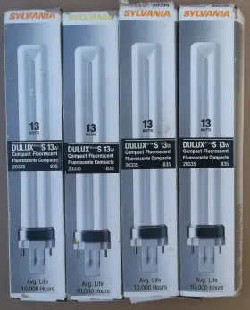 046135203350 SYLVANIA Light Bulb Pack Fluorescent Dulux