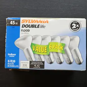 15676 SYLVANIA Dimmable Flood Light Bulbs