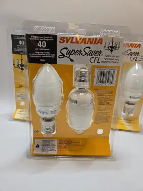 25986 SYLVANIA Saver Cfl Energy Effi Base Adapters #2