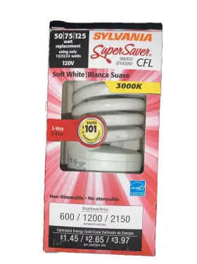 29913 SYLVANIA Saver Cfl Bulb Light Box