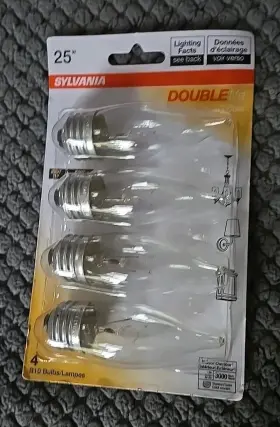 3595974 SYLVANIA Double Bulb Standard Base