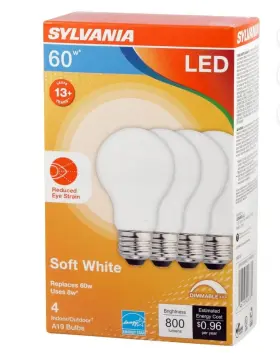 40678 SYLVANIA Pack Led Light Bulbs Dimmable