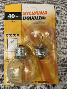 40G16.5 SYLVANIA Double Hrs Bulbs Pack