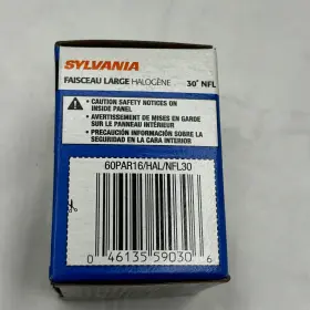 60PAR16-HAL-NFL30 SYLVANIA Flood Light Lamp Bulb Reflector #2