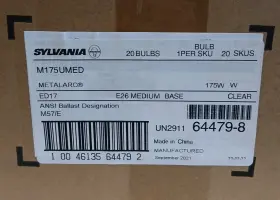 64479-9 SYLVANIA Metalarc Halide Ms Base Bulb